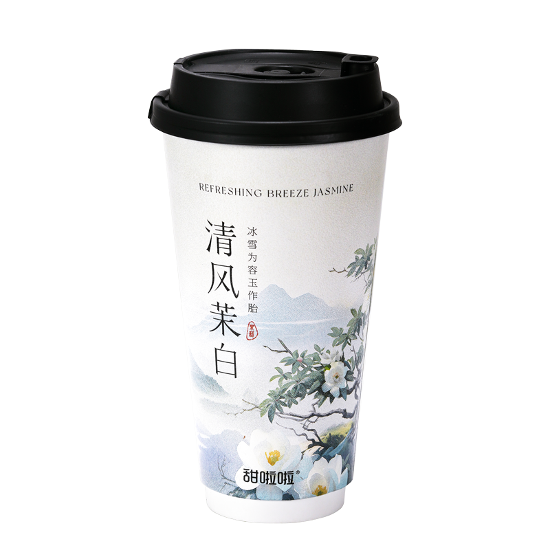 清风茉白鲜奶茶
